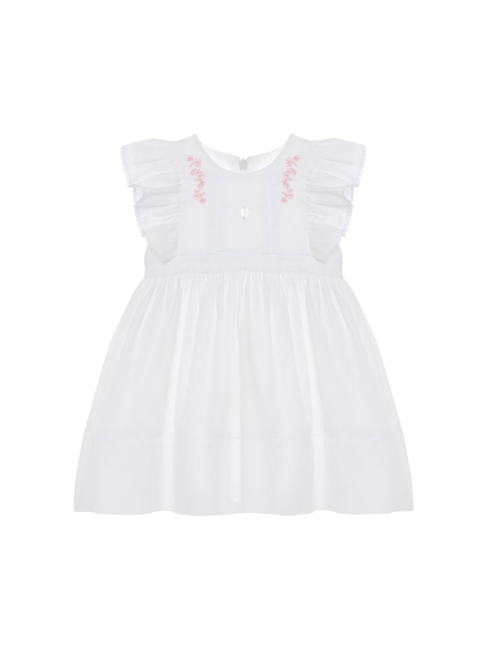 PAP/VT4033202 - GIRL DRESS-Ecru