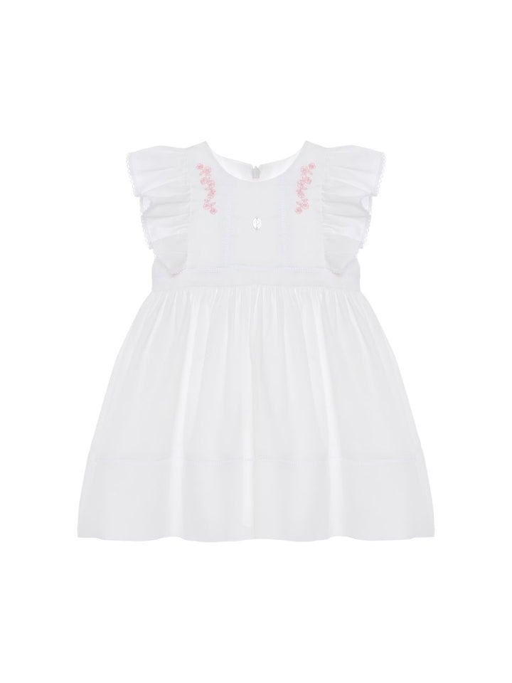 PAP/VT4033202 - GIRL DRESS-Ecru