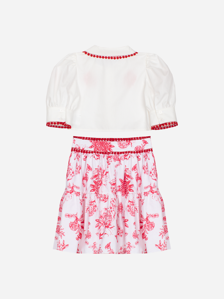 PAP/CON4233442 - GIRL SKIRT AND TOP R0012
