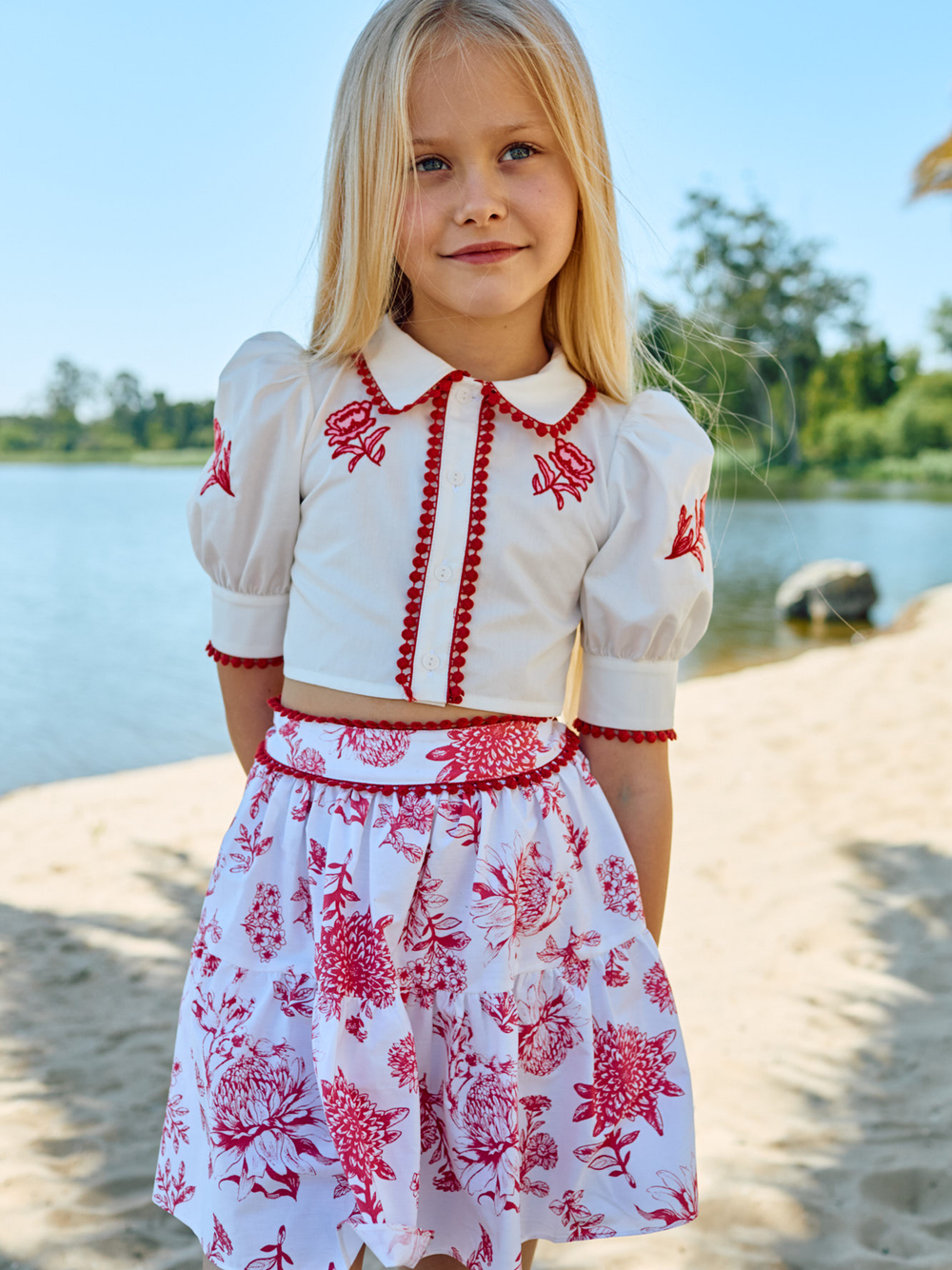 PAP/CON4233442 - GIRL SKIRT AND TOP R0012