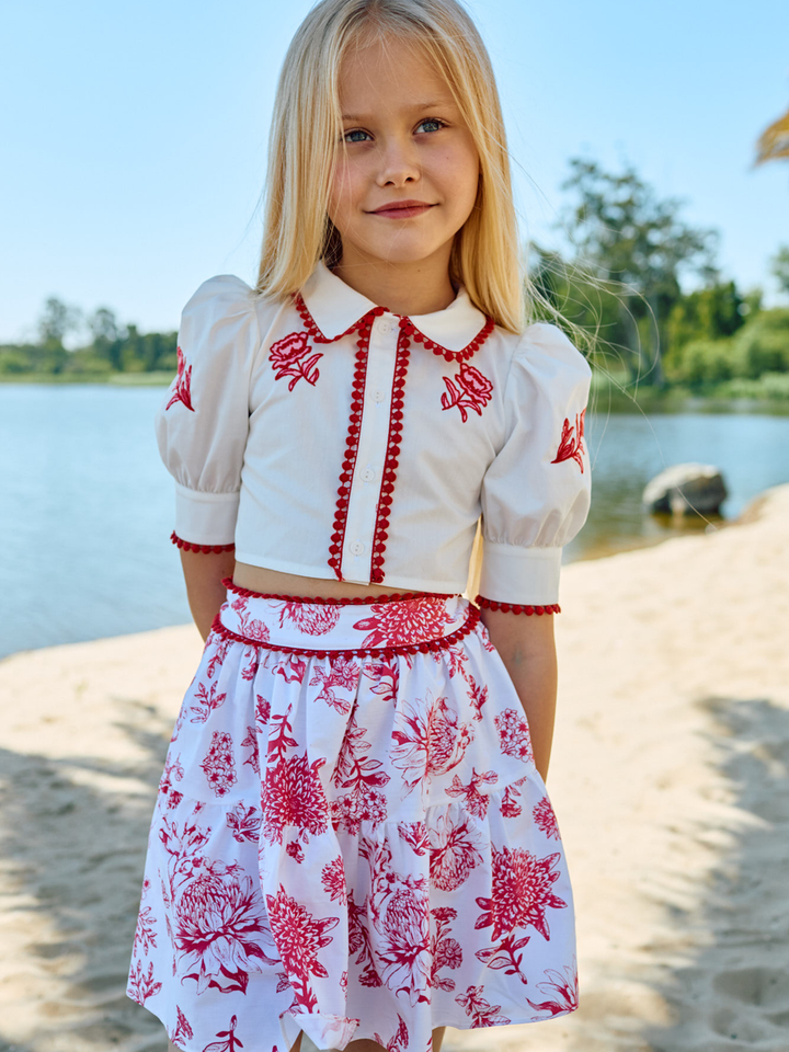PAP/CON4233442 - GIRL SKIRT AND TOP R0012