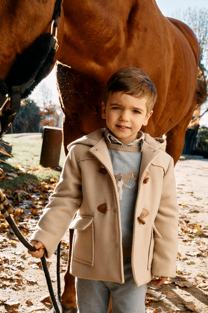 CA4333321 CASACO - MINI BOY CITY  - BEIGE