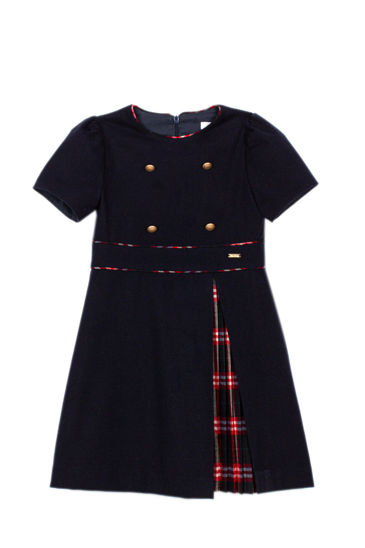 VET4333465 VESTIDO - KIDS GIRL BALMORAL  - MARINE
