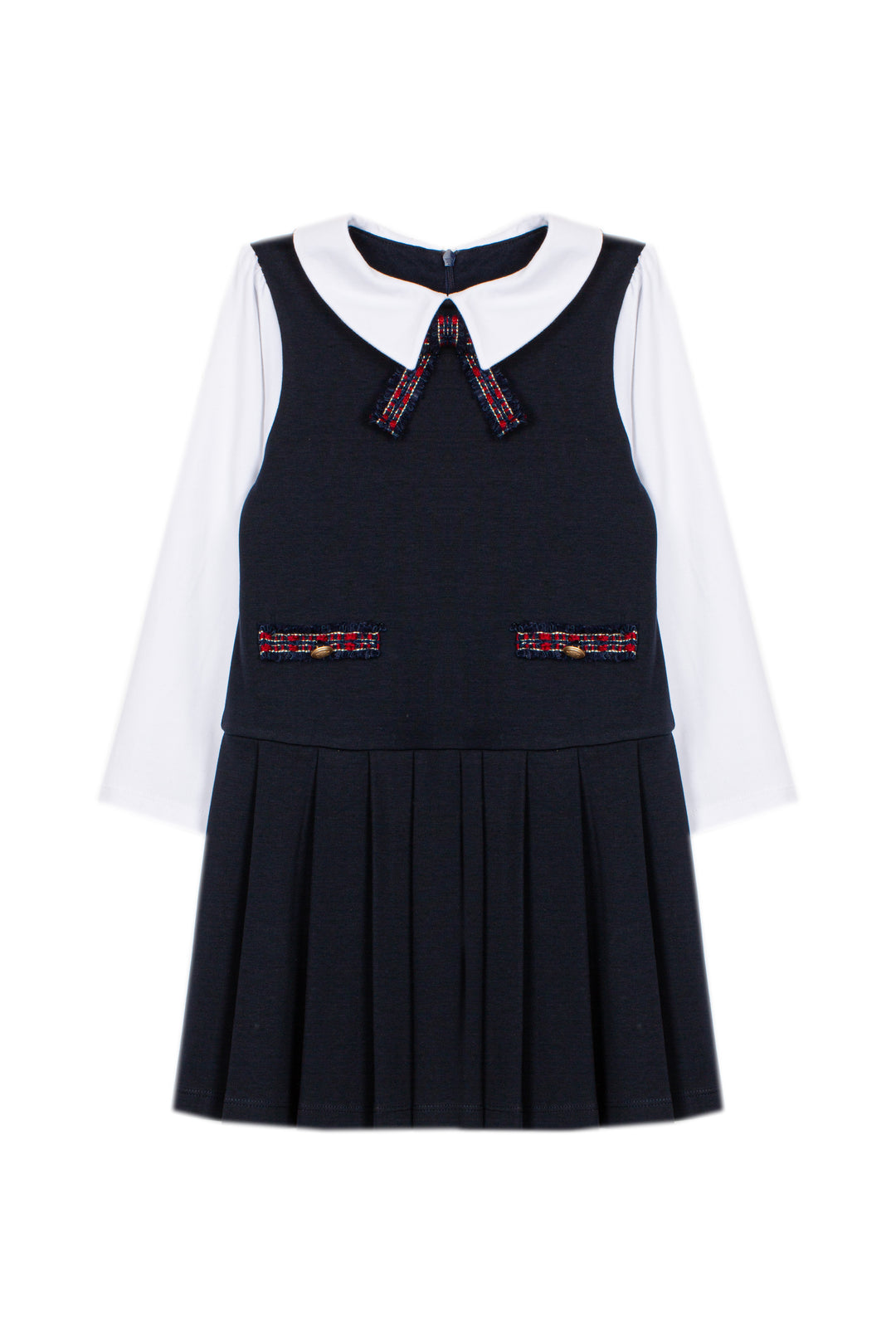 VET4333467 VESTIDO - KIDS GIRL BALMORAL  - MARINE