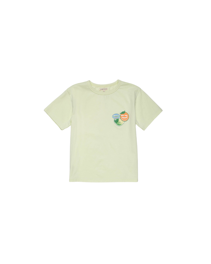Organic Weekend Tee in Keylime