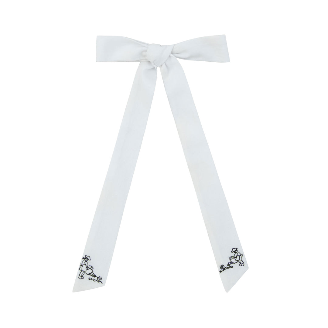 GARDEN BOW MEDIUM - WHITE