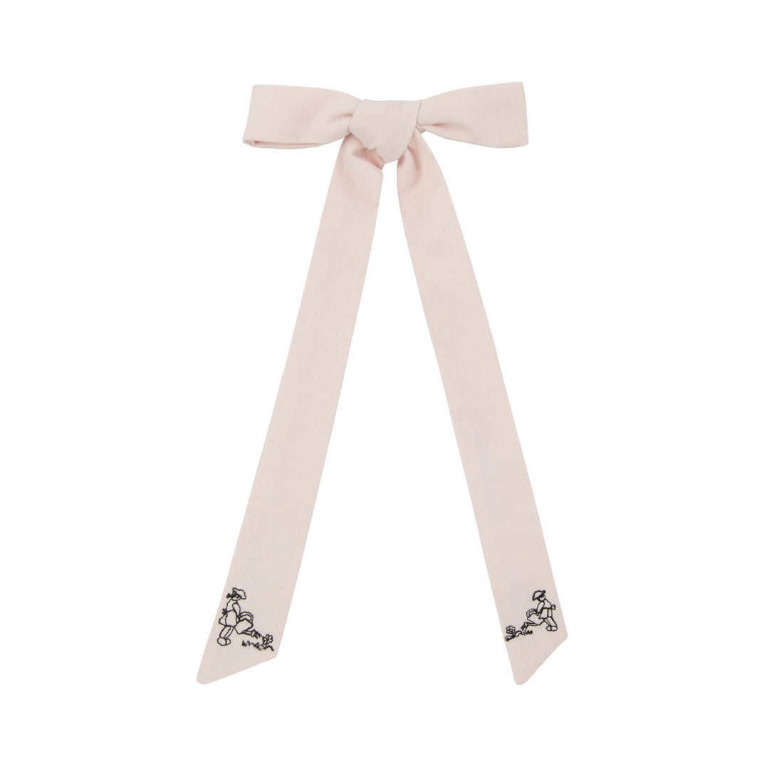 GARDEN BOW MEDIUM - SOFT ROSE