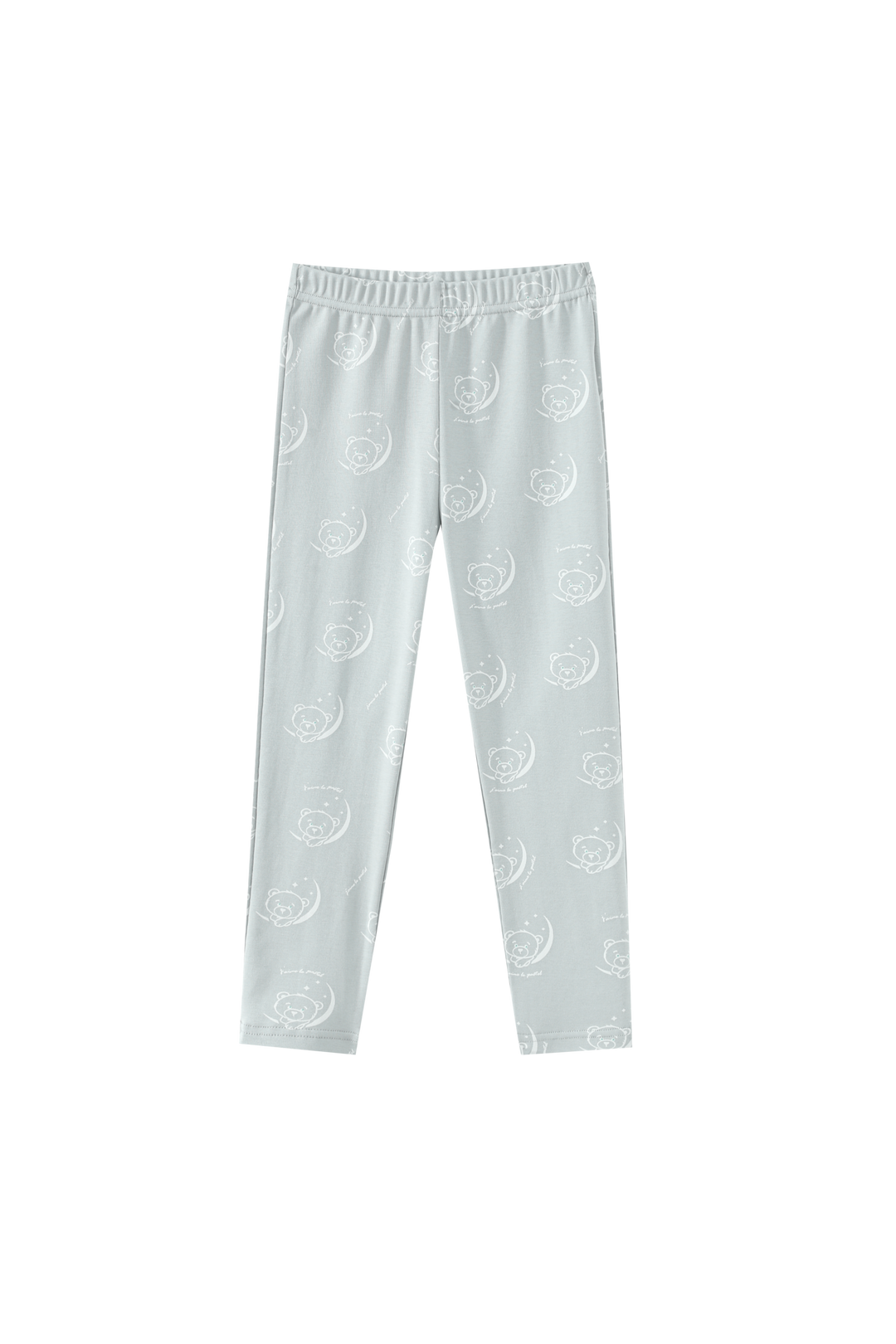 TEDDY PRINTED PAJAMA-LIGHT BLUE