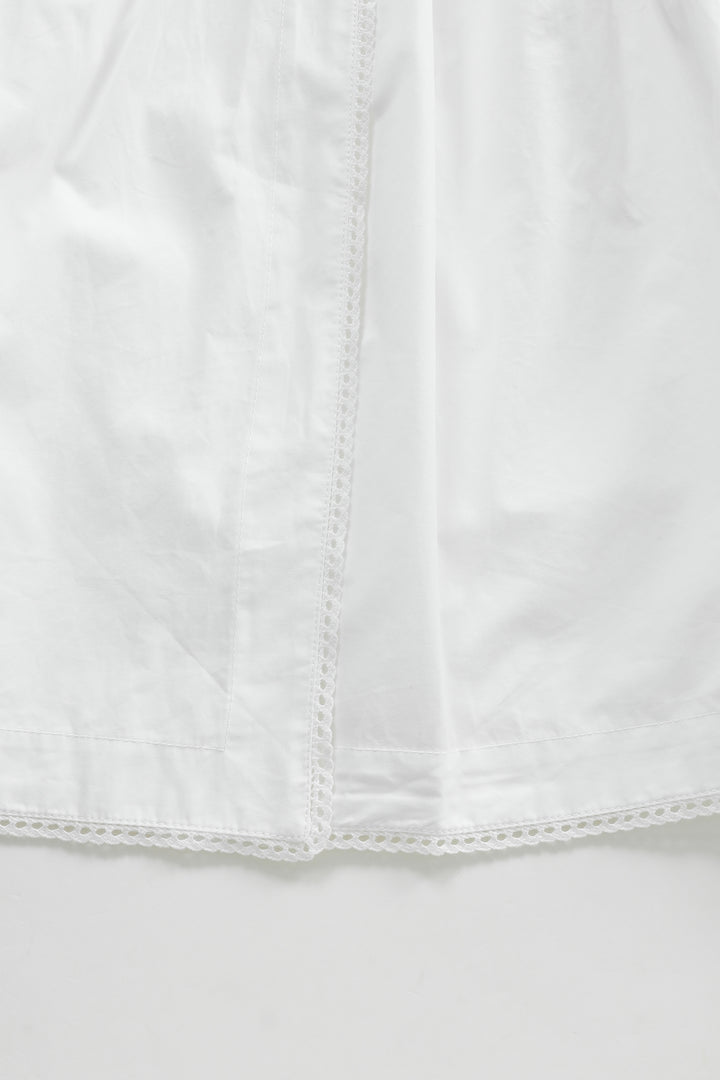 JUMPER WITH SIDE TIE-WHITE