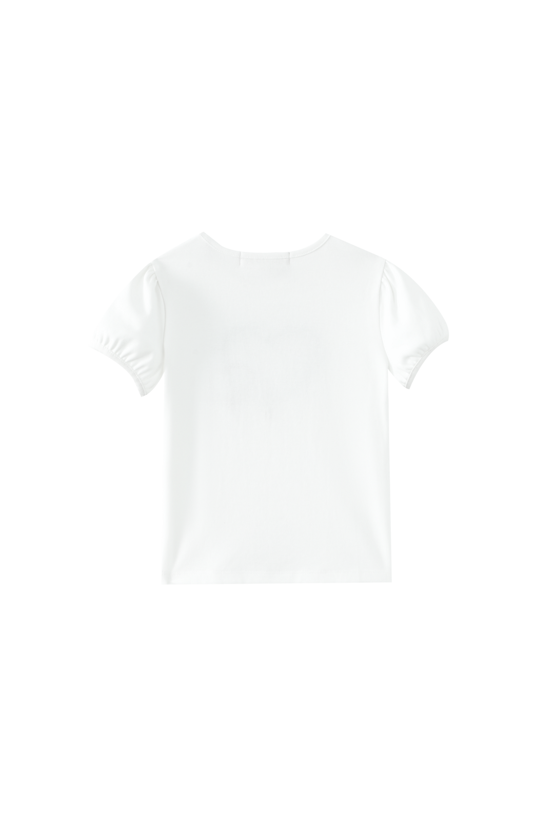 LITTLE GIRL SHORT SLEEVE LEMONADE TEE-WHITE