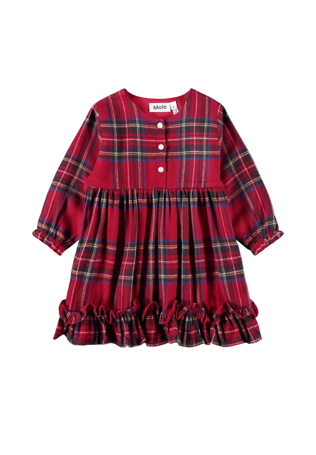 Cele Dress LS - Holiday Check
