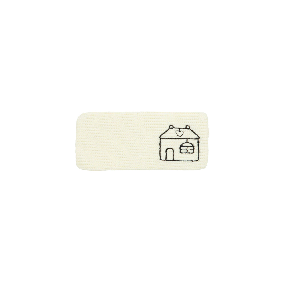 Village clips square (2Pk)-Cream