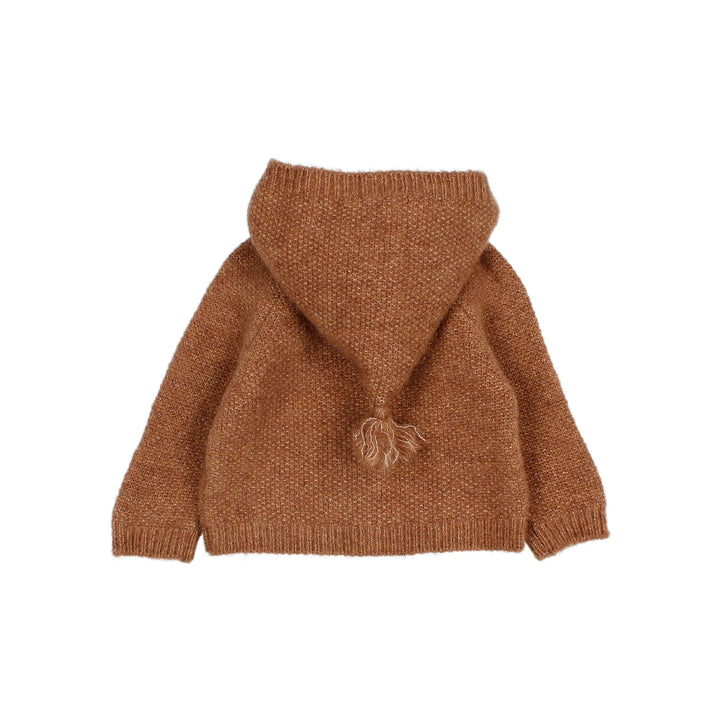 262 BB HOOD CARDIGAN - COOKIE