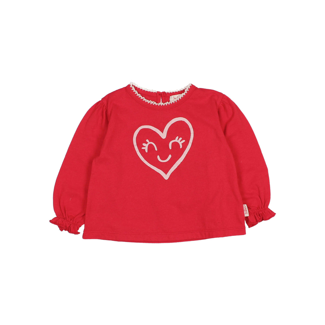 267 BB CUORE T-SHIRT - POPPY RED