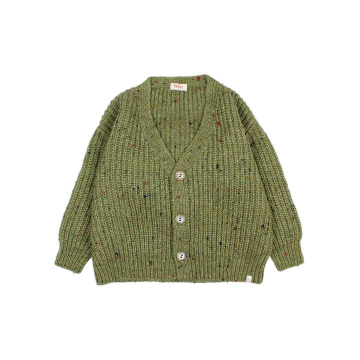 269 BOTONATO CARDIGAN - GREEN TEA