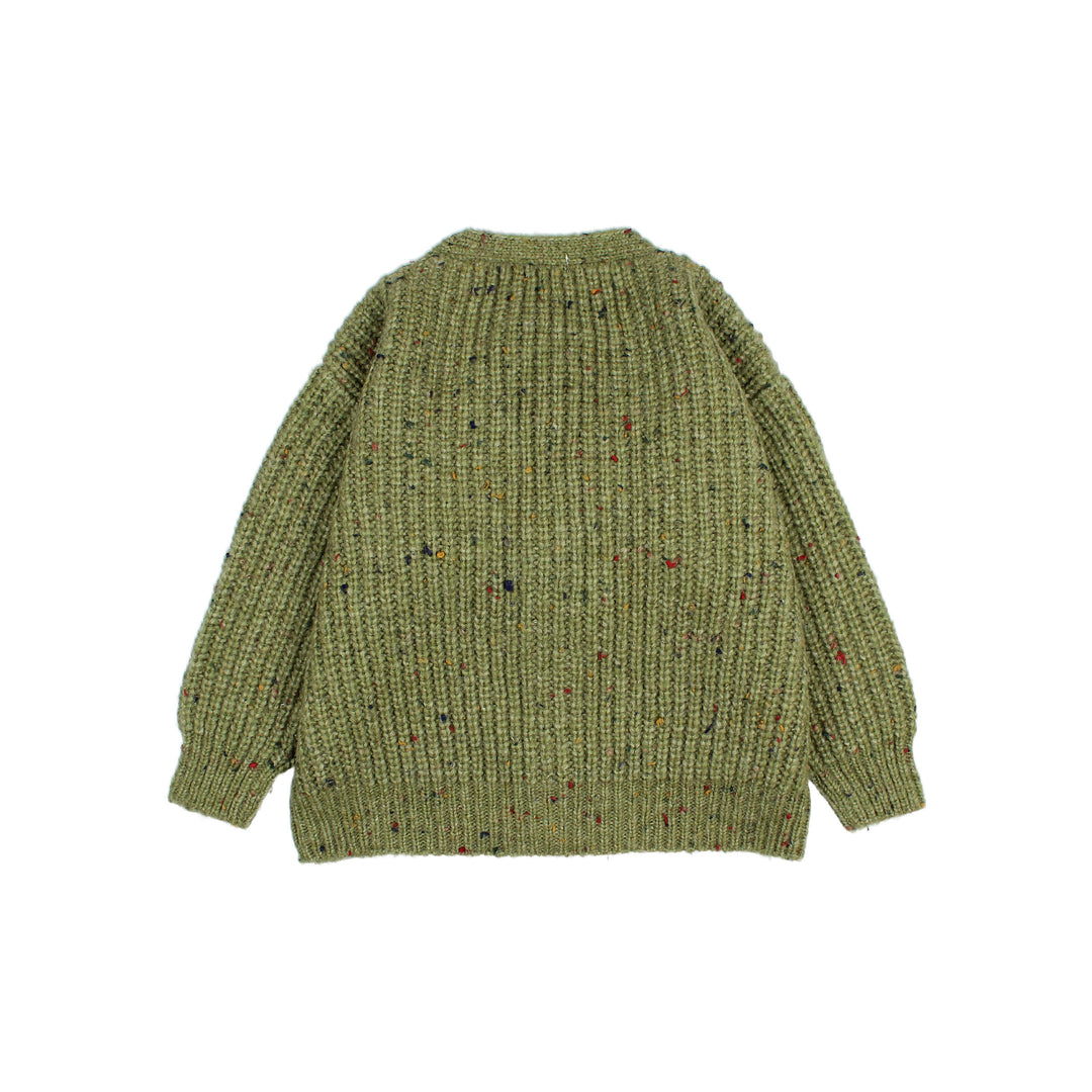 269 BOTONATO CARDIGAN - GREEN TEA
