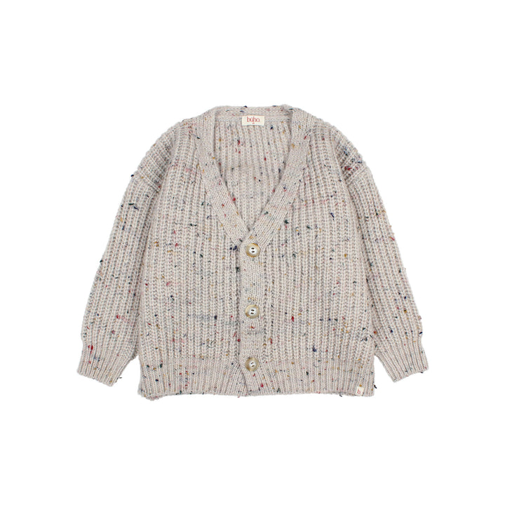 272 BOTONATO CARDIGAN - PEARL GREY