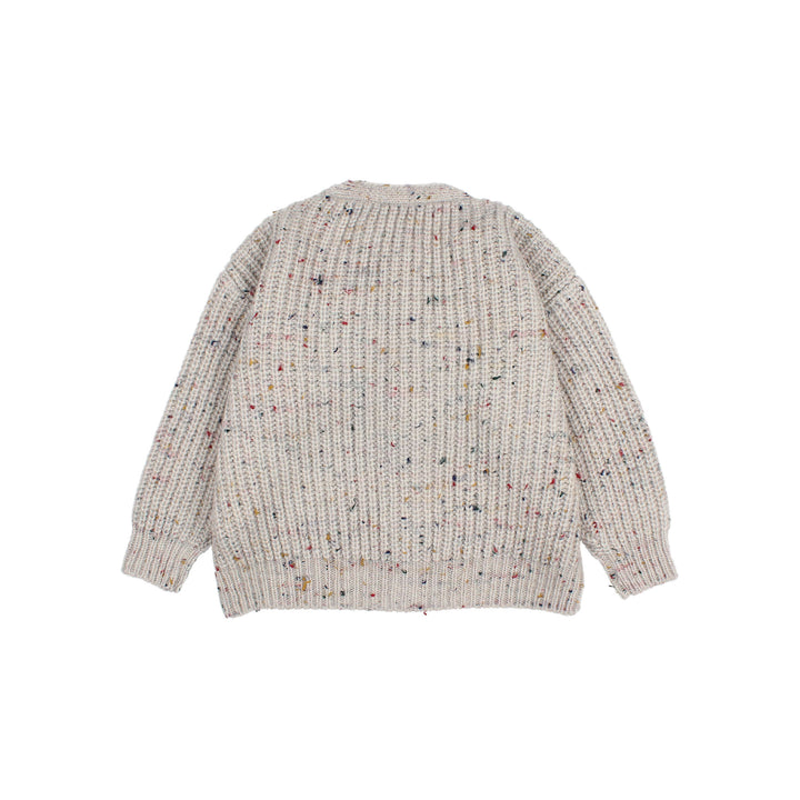 272 BOTONATO CARDIGAN - PEARL GREY