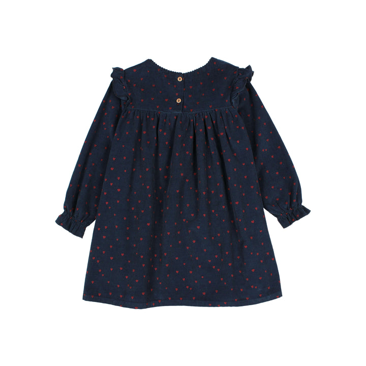 33 MINI CUORE DRESS - NAVY