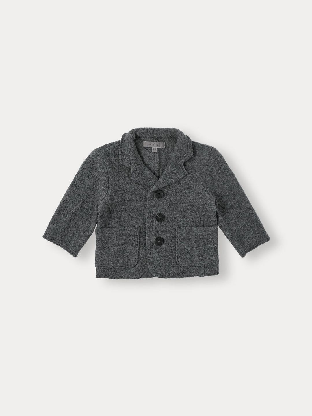 BABY)Wool Line Jacket-dark gray
