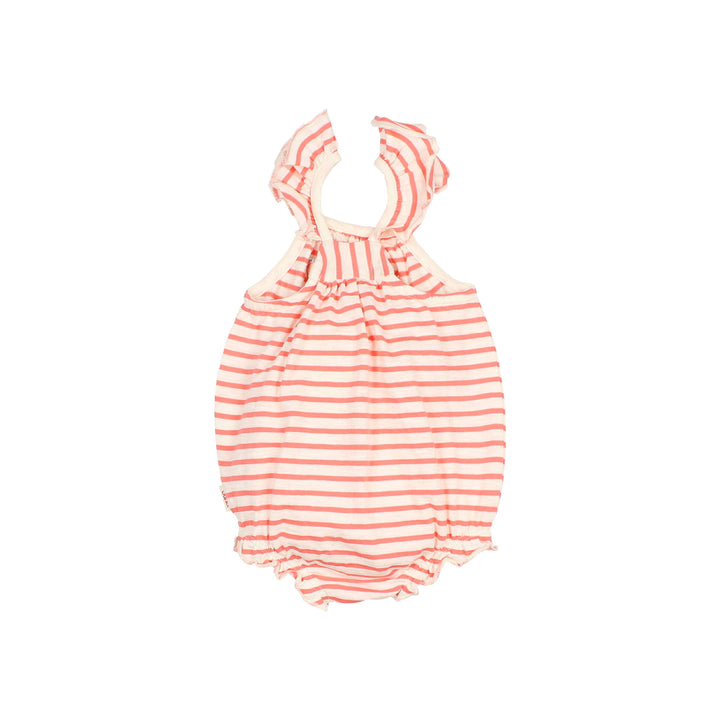 5633 STRIPES ROMPER-CORAL
