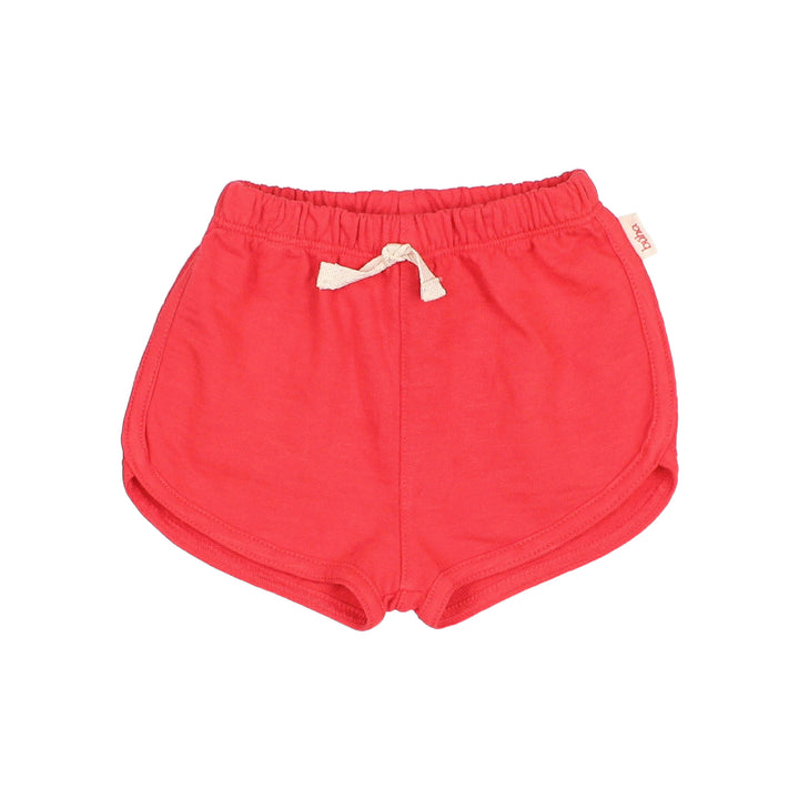 5652 COTTON FLEECE SHORTS-CORAL