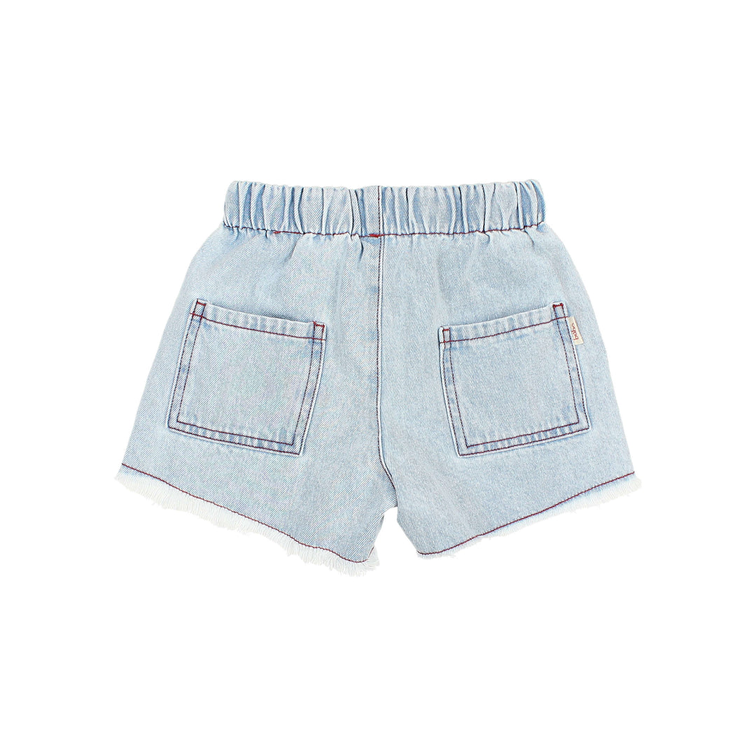 5725 DENIM SHORTS-DENIM BLEACH