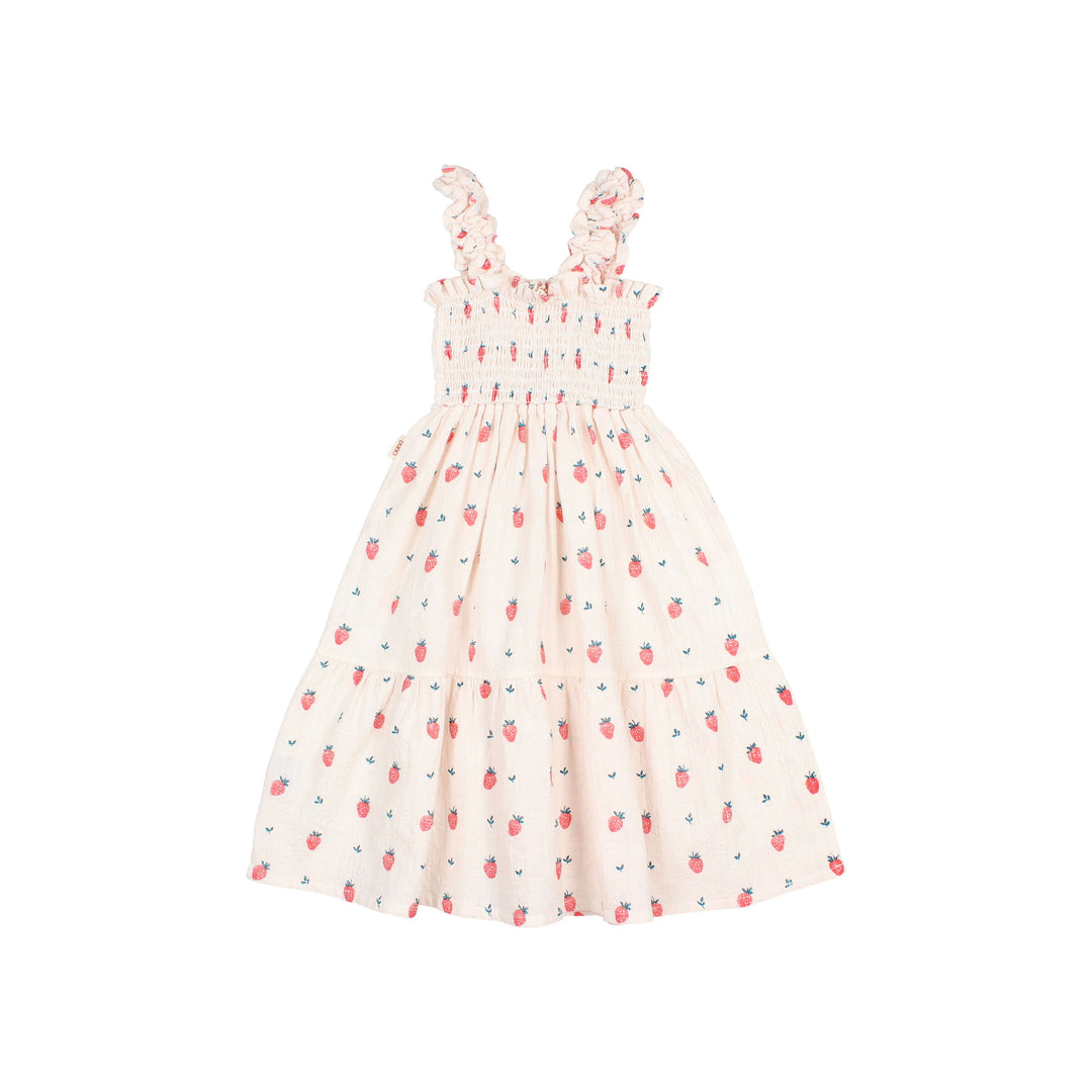 5778-US STRAWBERRY DRESS-CREAM PINK