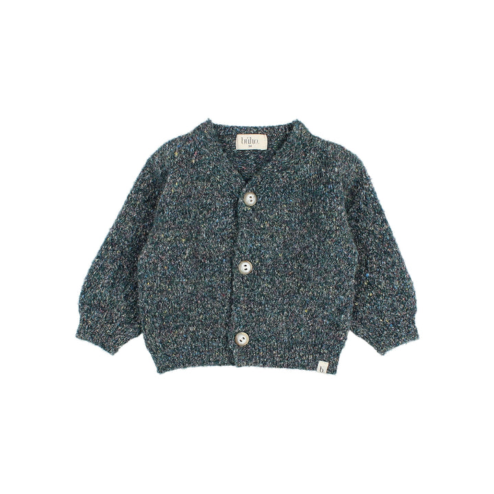 5903-BB MELANGE CARDIGAN-ALPINE GREEN
