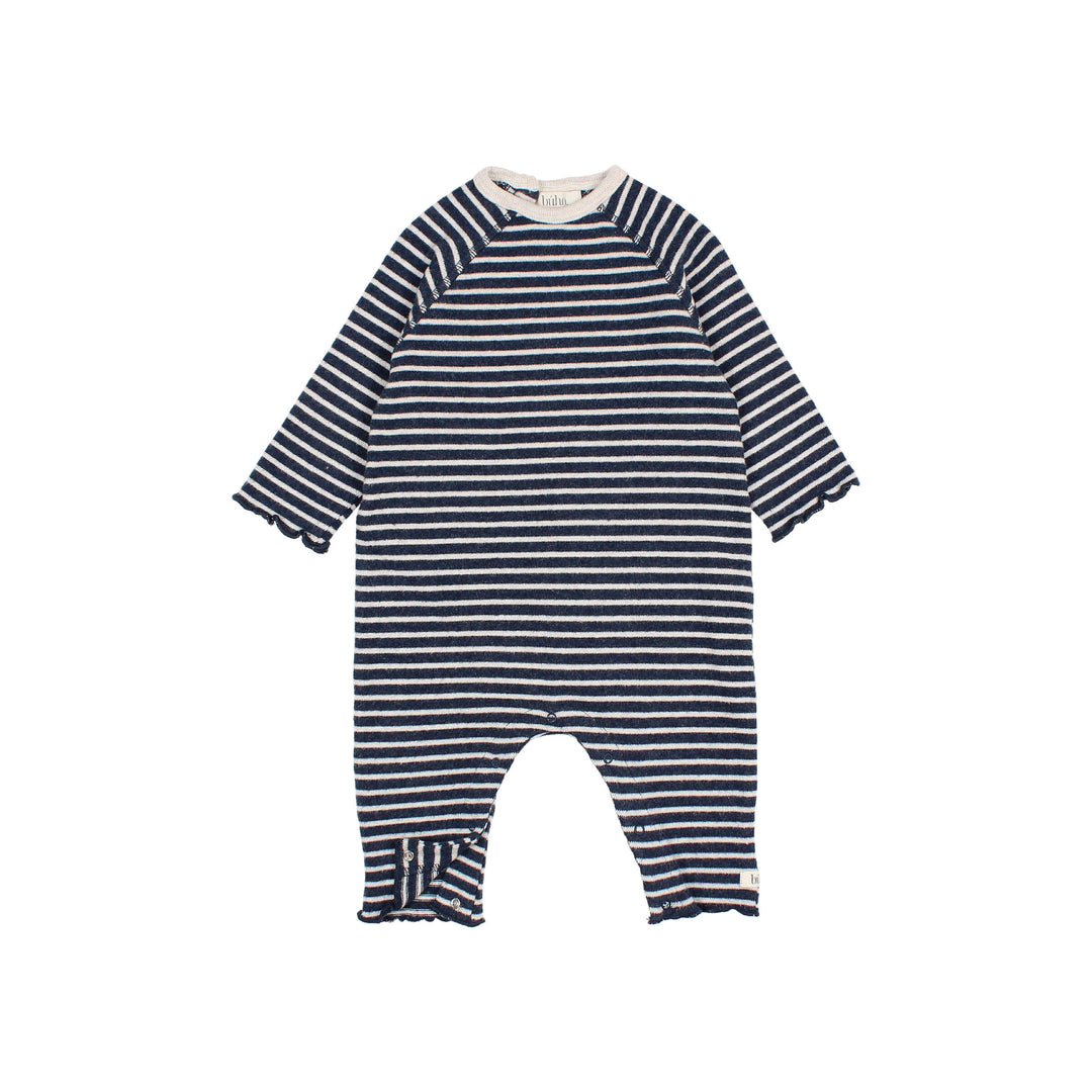 5942-BB SOFT JERSEY STRIPES JUMPSUIT-NAVY
