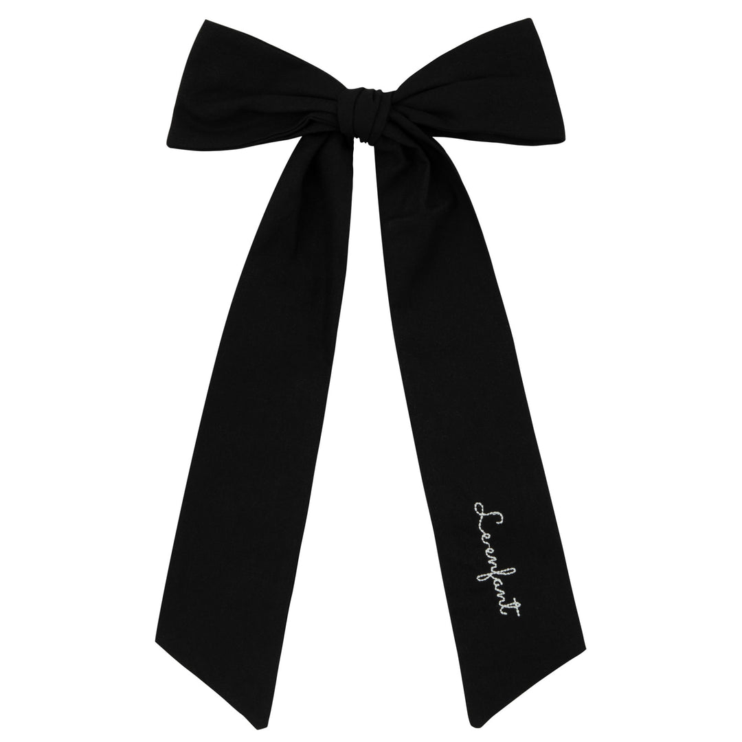 STITCHED BOWS - BLACK