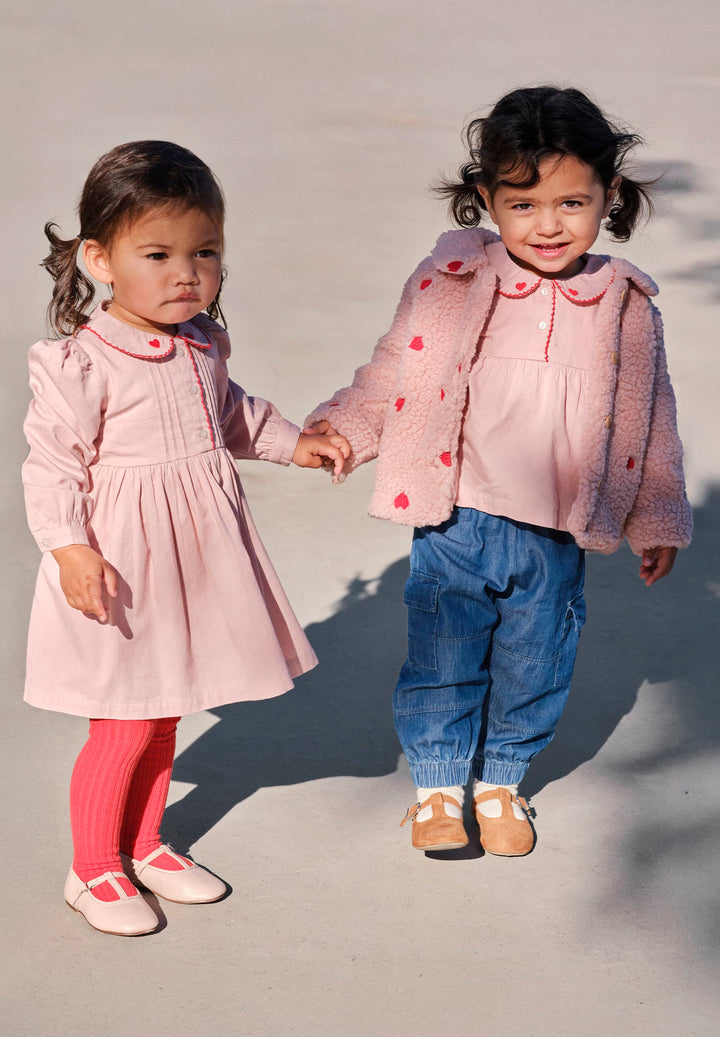 Ursula Fleece Jackets - Red Hearts Soft