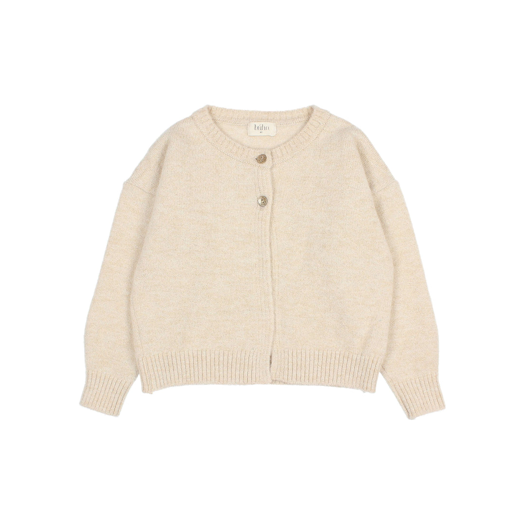 6014-LUREX CARDIGAN-NATURAL
