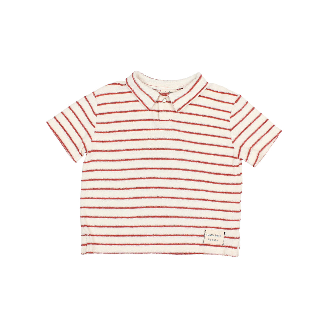 6281-TERRY STRIPES POLO