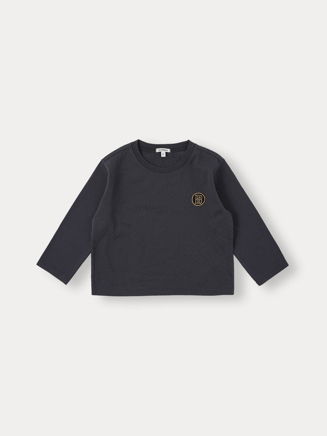 B Number T-shirt-navy