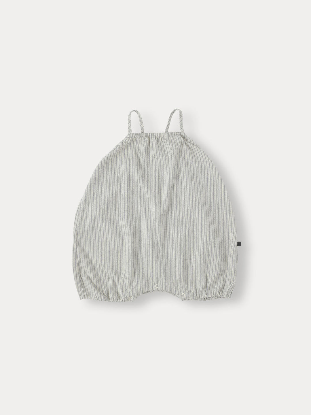 BABY)Roy Stripe Romper-grayish blue