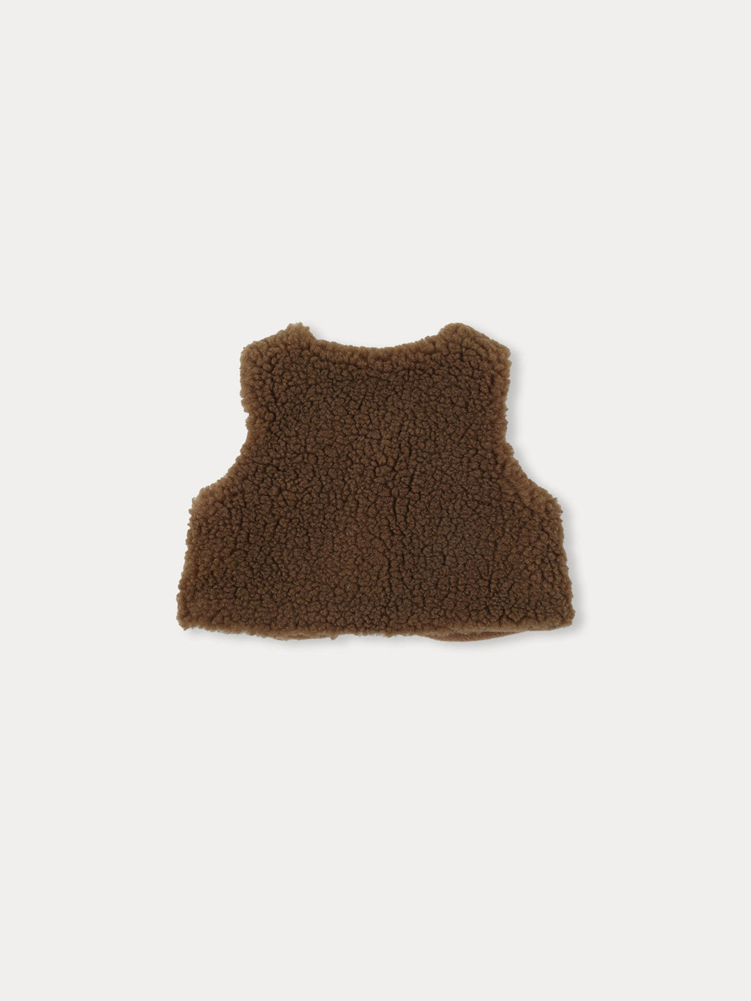 BABY)Dumble Fleece Vest-olive brown