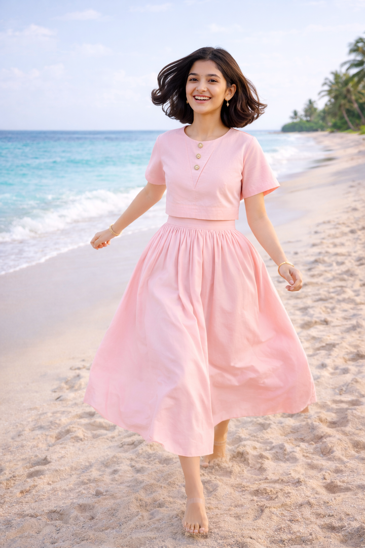 YZ26S-05 SKIRT - PINK