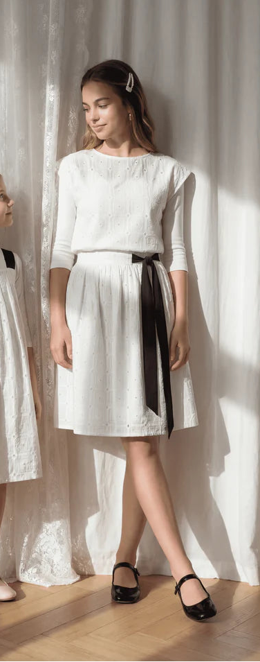 GS60681/82A SKIRT TOP SET