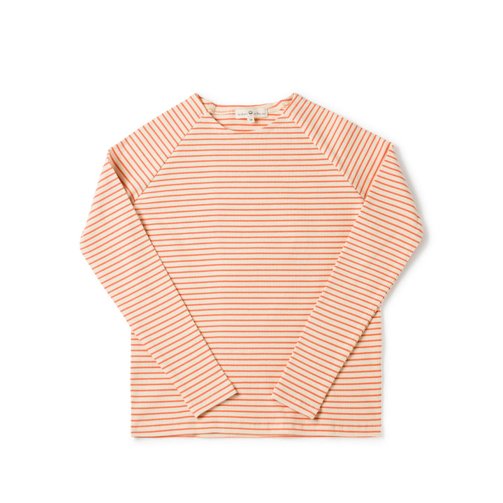 SS805 - Teen Crew Apricot Stripe