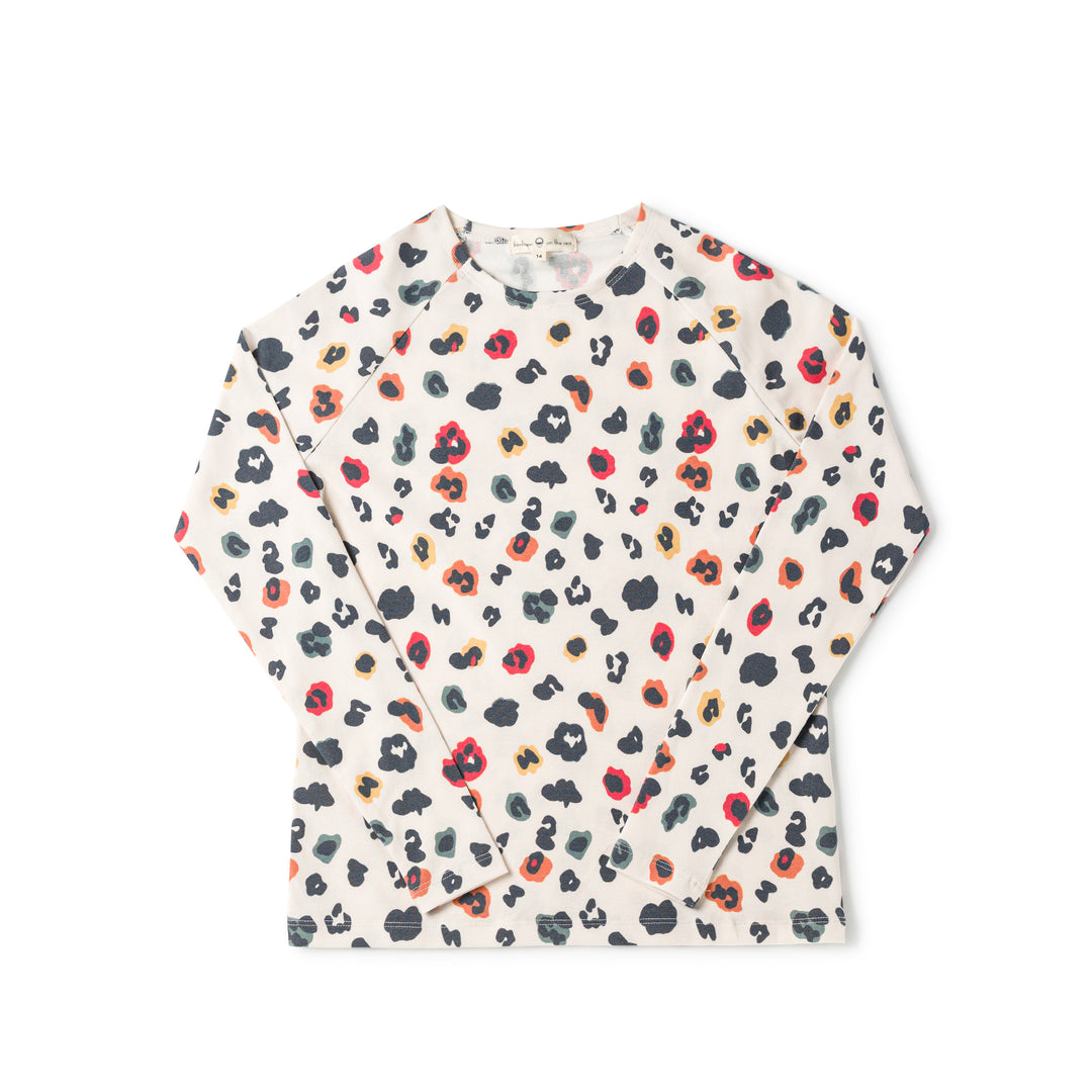 SS805B - Teen Crew Rainbow Leopard