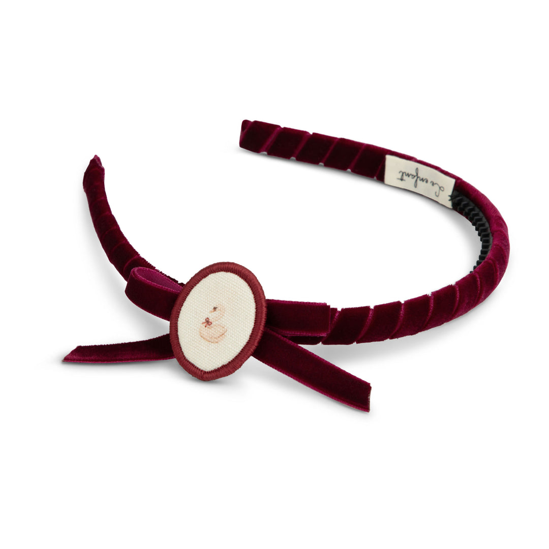Le Enfant Storybook Hairdbands - Burgundy