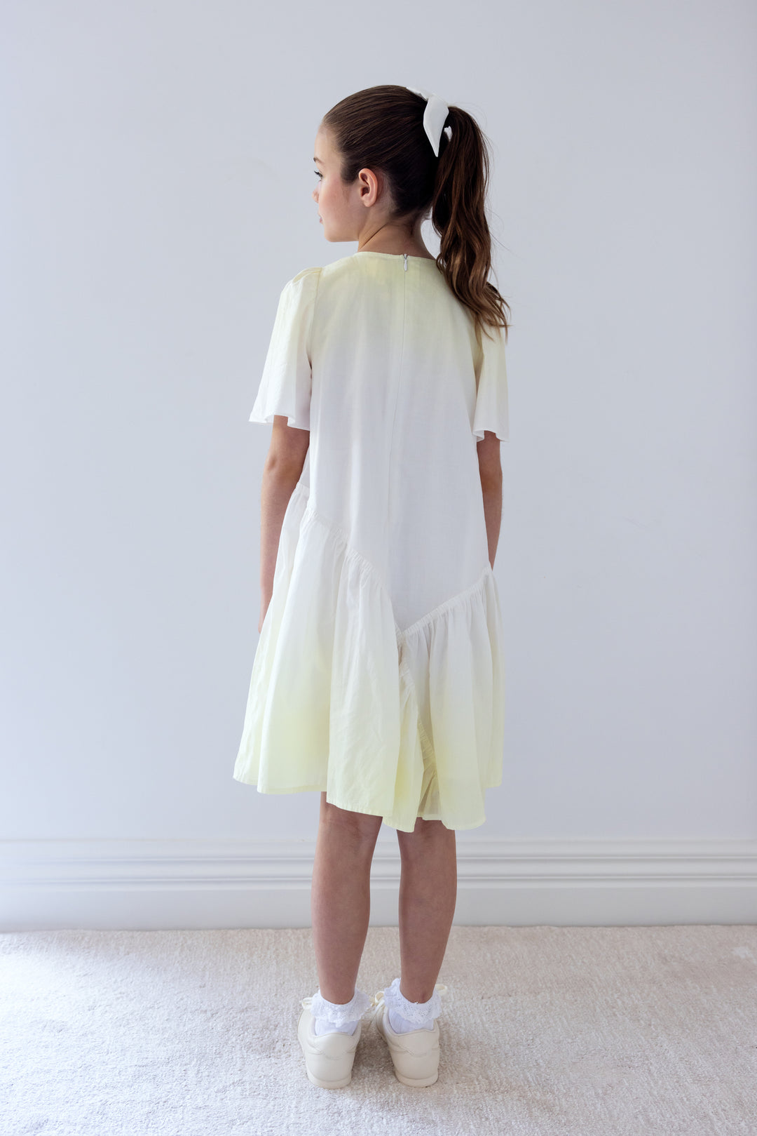 8222D-LEMON TIE DYE VOILE DRESS