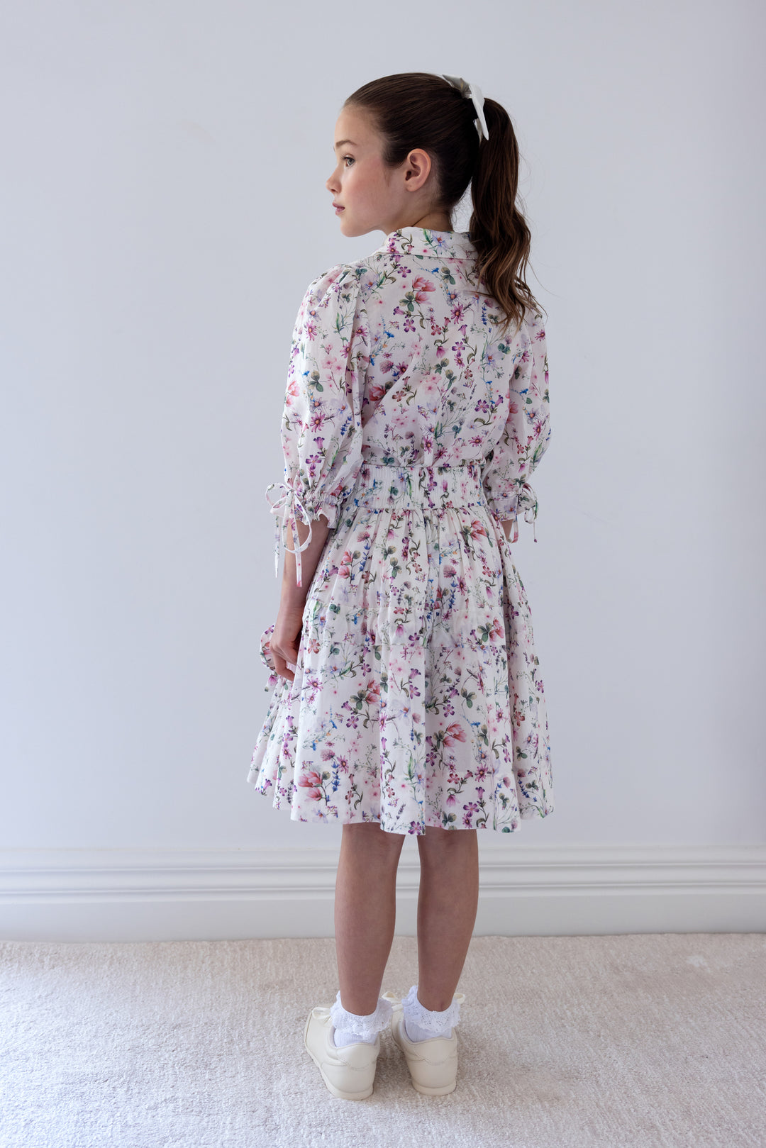 8210 979-WHISPY FLORAL PRINT VOILE SKIRT