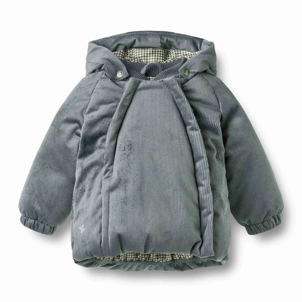 8464-915R GRS PUFFER JACKET MORGEN - GREYBLUE