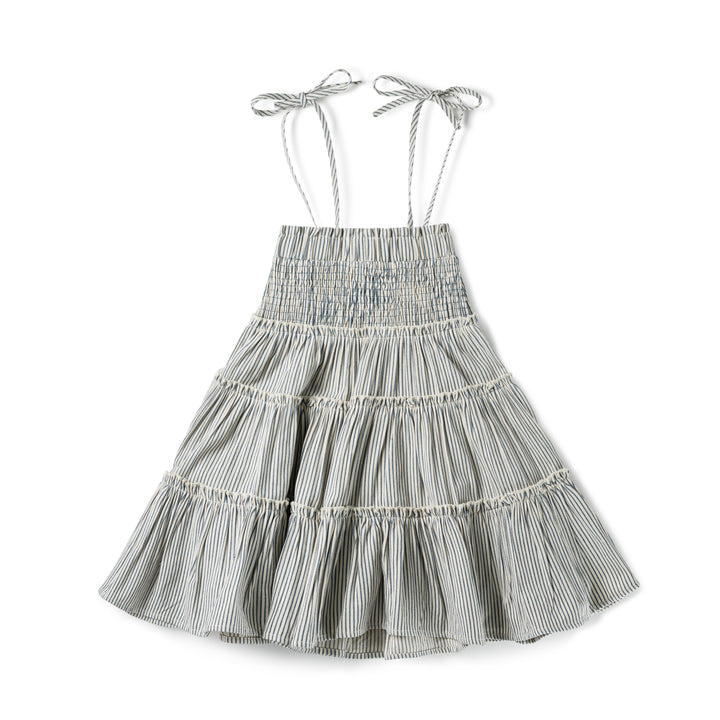 SS909A - Smckd Jumper Blue Denim Stripe