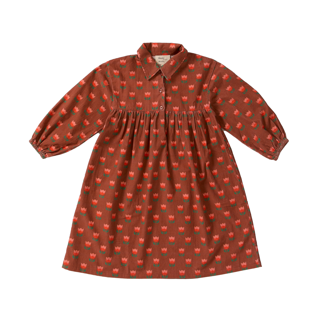 A26215 LOTTE DRESS - SUNSET TULIP