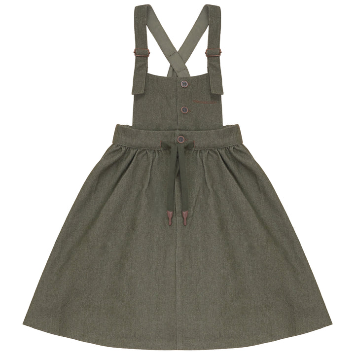 A2700GN GIRL HERITAGE DRESS-Green