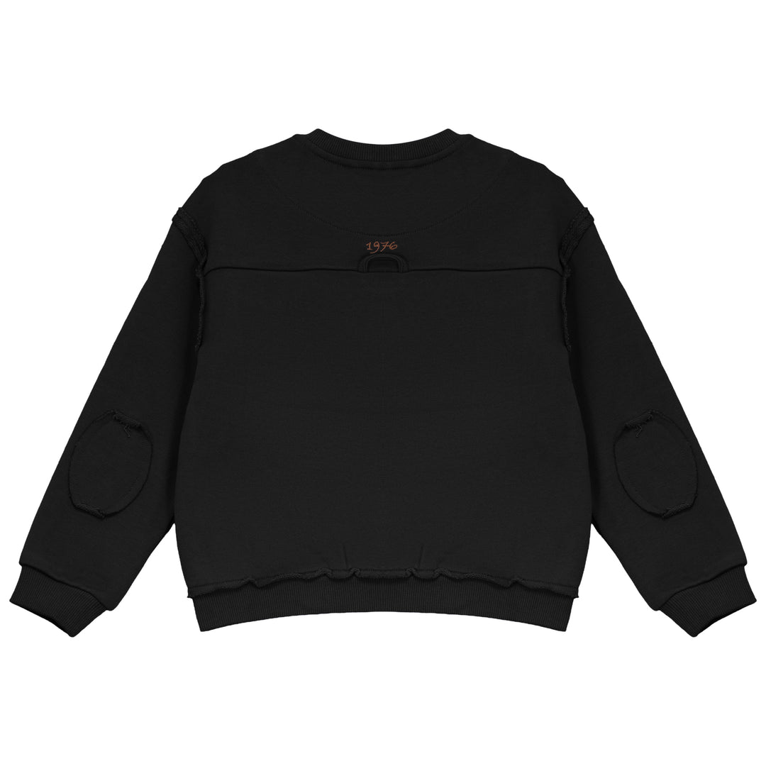 A2702BK GIRL HERITAGE SWEATSHIRT-Black