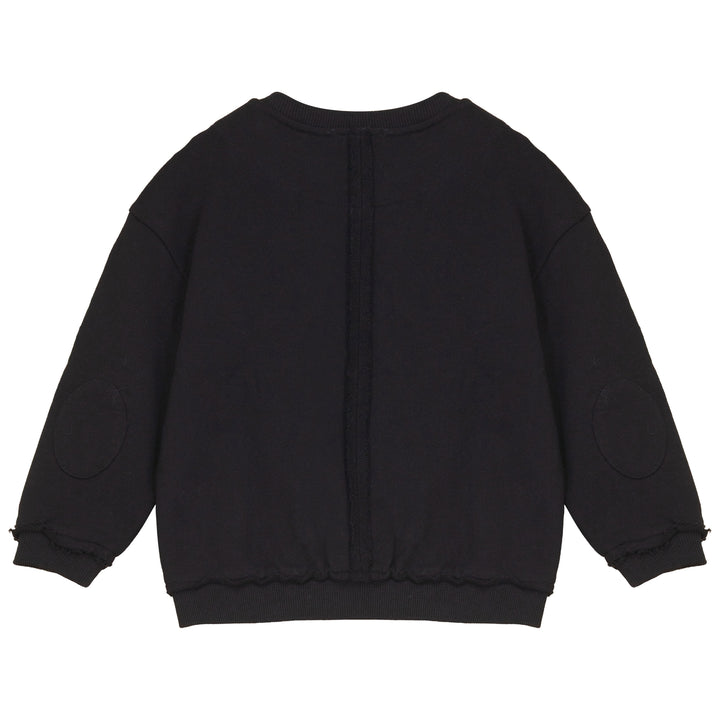A2703BK BOY STAMP SWEATSHIRT-Black